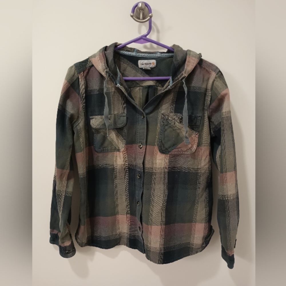 Carhartt hooded flannel